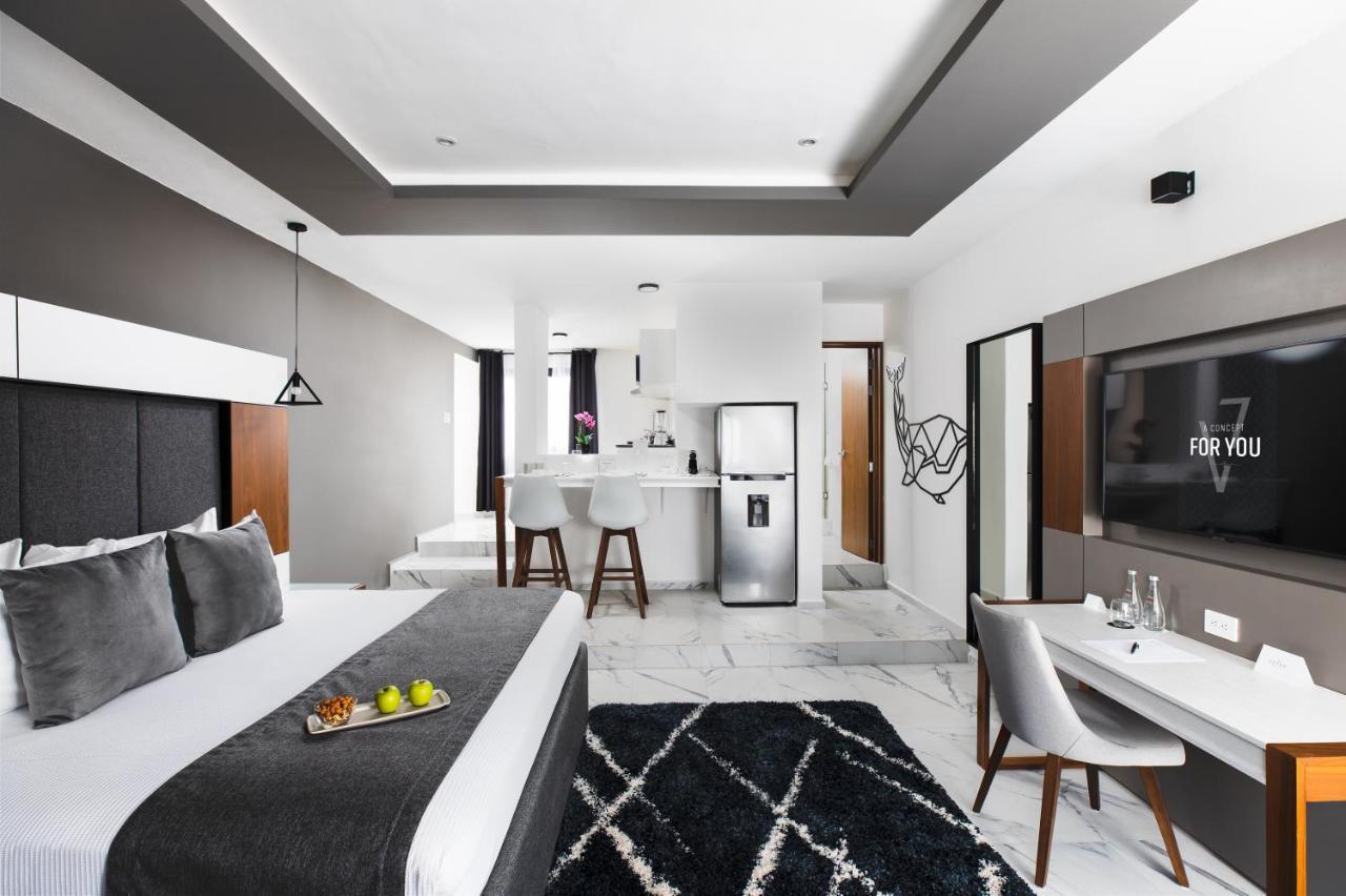 Seven Boutique Apartments Cancún Extérieur photo